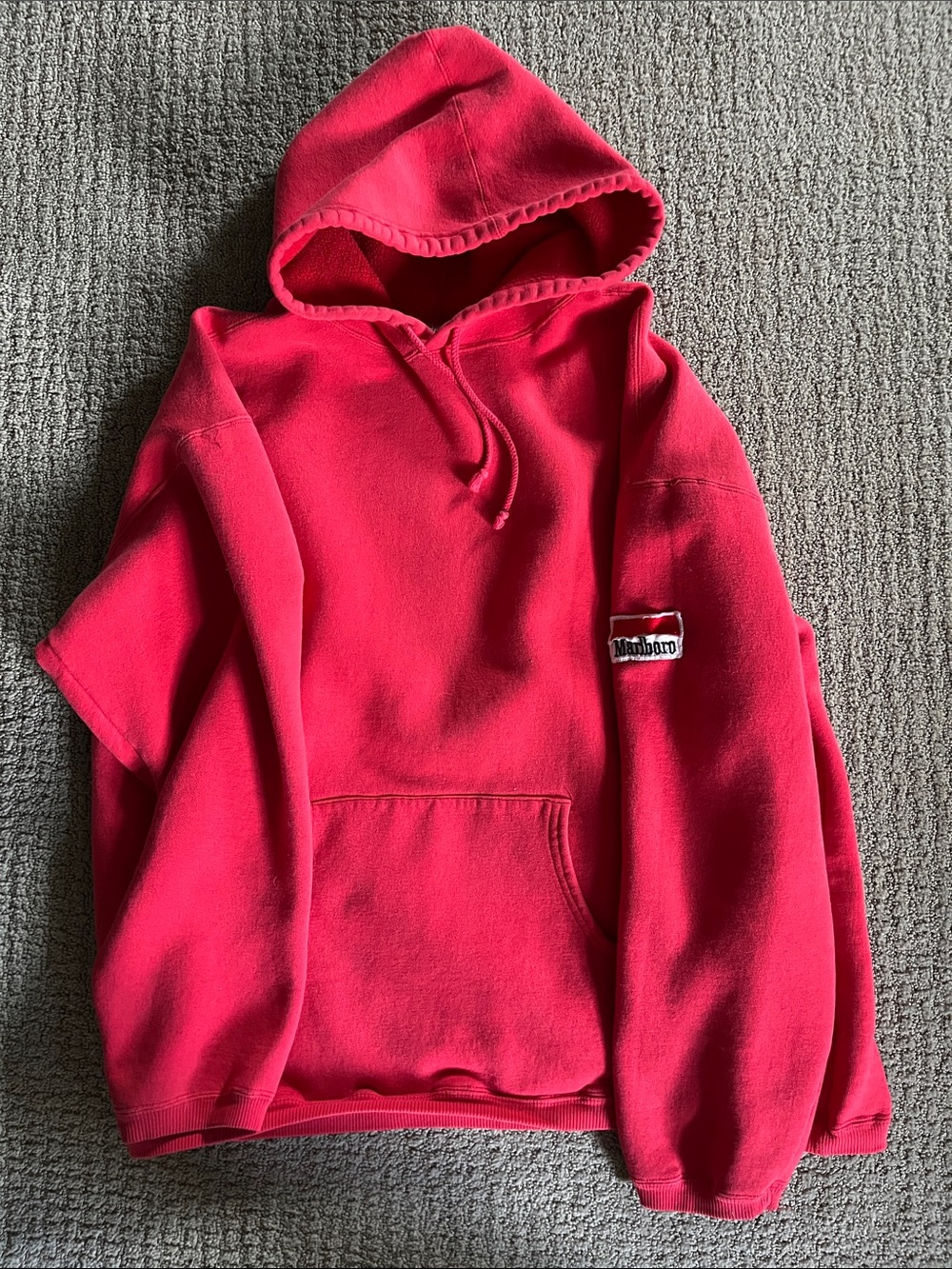 Marlboro Bright Red Pullover Hoodie